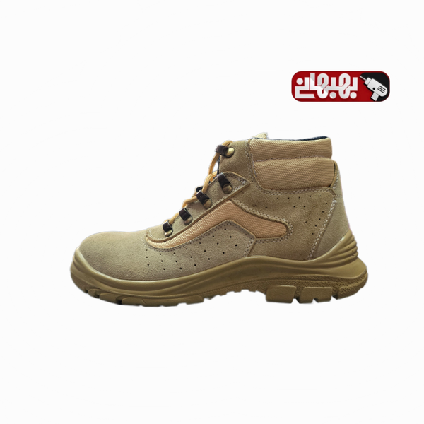 کفش ایمنی ارک مدل ریما چرم کرم