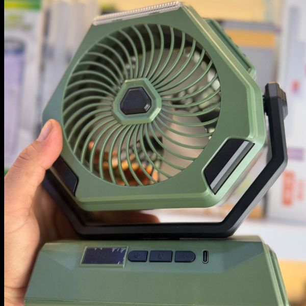 فن چرخشی کمپینگ (Outdoor Camping Fan) | قدرت خنک‌کنندگی در دستان شما