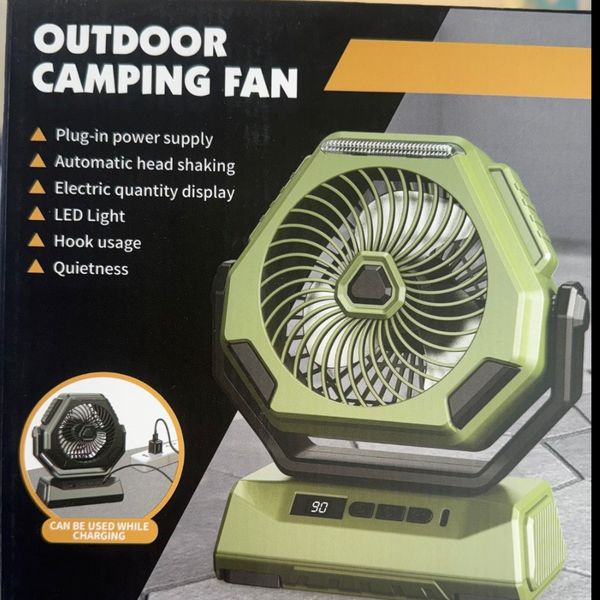 فن چرخشی کمپینگ (Outdoor Camping Fan) | قدرت خنک‌کنندگی در دستان شما
