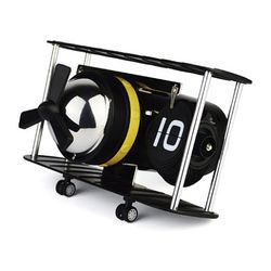 ساعت رومیزی ورقه ای طرح هواپیما فلیپ مدل Aircraft flip Cloc