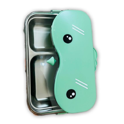 ظرف غذای استیل مدل لانچ باکس طرح جغد