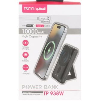 پاوربانک 22.5W تسکو مدل TP 938W ظرفیت 10000 میلی آمپر ساعت