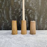 شمعدان مخروطی بزرگ گردو