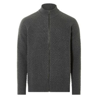 بافت ژاکت مردانه برند لیورجی مدل خاکستری  4052916255667