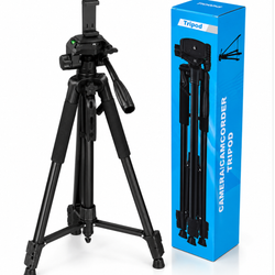 سه پایه نگهدارنده موبایل و دوربین حرفه ای مدل TRIPOD-3540 همراه کیف و هولدر موبایلی