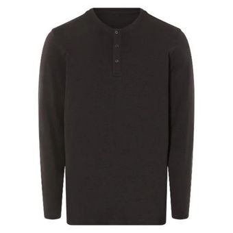 بلوز نخی سه دکمه نخی مردانه برند لیورجی مدل مشکی 4052916230473