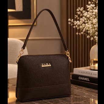 کیف چرمی قهوه ای  مدل هایده کد 36.7