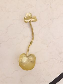 قاشق آجیل برنجی | مدل شبدر