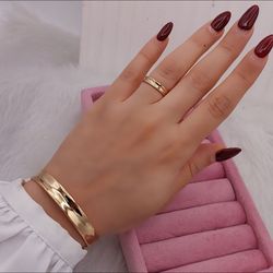 ست انگشتر و دستبند آینه ای