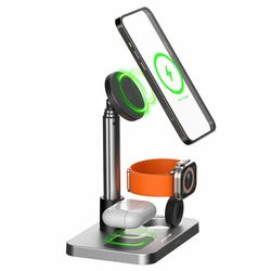 شارژر وایرلس 3 کاره گرین لاین مدل Green Lion