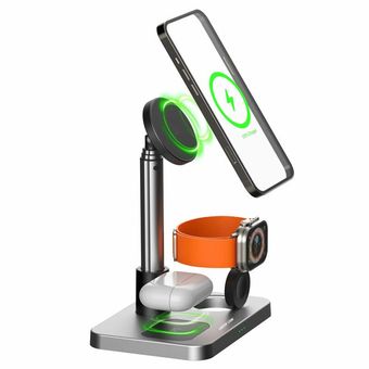 شارژر وایرلس 3 کاره گرین لاین مدل Green Lion