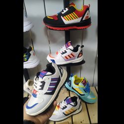 کتونی بچه گانه ZX8000 آبی مشکی سفید