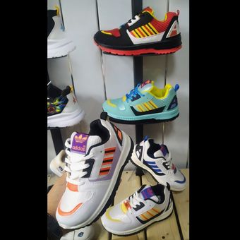 کتونی zx 8000 بچه گانه آبی زرد