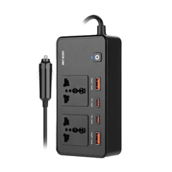 اینورتر فندکی خودرو گرین لاین مدل GC-200 توان 200 وات