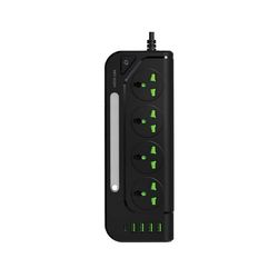 چند راهی و محافظ برق گرین لاین مدل GS-100 ا Green Lion Power Socket GS-100 Multiport Smart