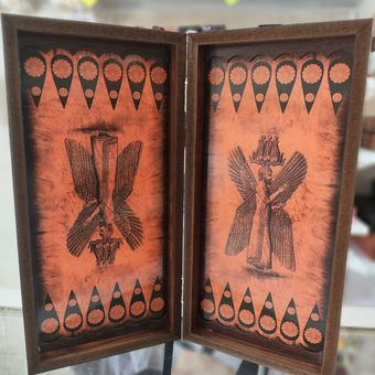 تخته نرد معمولی شطرنج دار