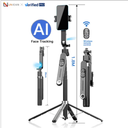 سه پایه و مونوپاد هوشمند مدل Q515TK با ردیاب چهره و هوش مصنوعی