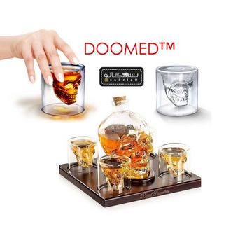لیوان طرح اسکلت DOOMED (دوجداره)