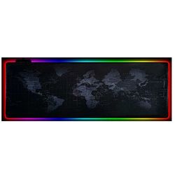موس پد گیمینگ  Gaming Mouse Pad Map 30*80cm RGB نقشه جهان