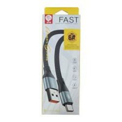 کابل شارژ و دیتا Type-C فست کنفی 1متری You sheng ku K-83 6A