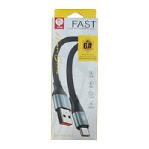 کابل شارژ و دیتا Type-C فست کنفی 1متری You sheng ku K-83 6A