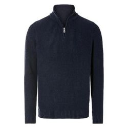 بافت نیم زیپ مردانه برند لیورجی مدل سرمه‌ای 4052916127858