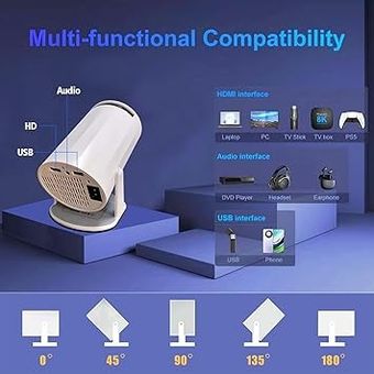 ویدئو پروژکتور پرتابلHY300کیفیتUltra HD