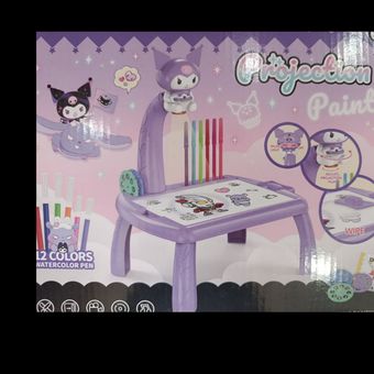 بازی آموزشی مدل میز نقاشی پروژکتوردار طرح زرافه کد 222-6