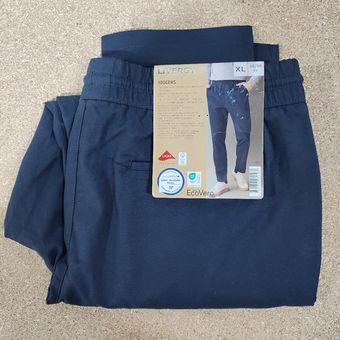 شلوار جاگر مردانه بافت سرژه پارچه ECOVERO برند لیورجی مدل نفتی 4335814080587