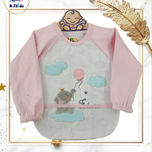 تولید پیشبندبچگانه آستیندارعمده 12عددی بچه گانه 6 رنگ 8 طرح مام هیرو آرشیدو