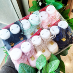 تولیدجوراب عمده پاپوشی لبتور دخترانه حریر رنگی خرگوش برجسته.ارشیدو