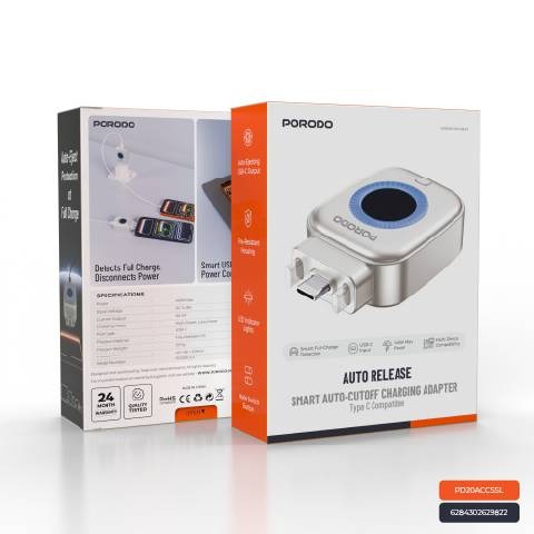 آداپتور قطع‌کن هوشمند شارژ پرودو مدل PD20ACCS توان 140 وات USB-C
