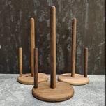 پایه رول دستمال کاغذی از چوب گردو