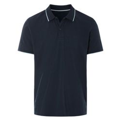 پولوشرت آستین کوتاه مردانه برند لیورجی مدل سورمه‌ای تیره با لبه یقه سفید 482217