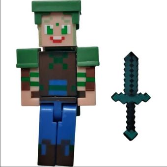 اکشن فیگور اسکین سرباز ماینکرافت با شمشیر minecraft ماینکرفت