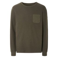 ریزبافت مردانه برند لیورجی مدل سبز زیتونی تیره 474667