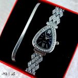 ساعت و دستبند زنانه فلزی کد 025