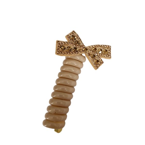 کش مو دخترانه طرح سیم تلفن پاپیونی کد 32