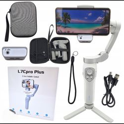 گیمبال حرفه ای موبایل مدل L7C pro plus Smartphone Gimbal  لرزشگیر و قابلیت دنبال کردن سوژه auto tracking