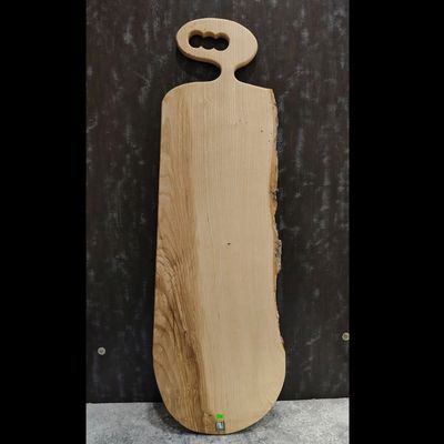 تخته سرو چوبی زبان گنجشک با دسته چندسوراخه و لبه طبیعی