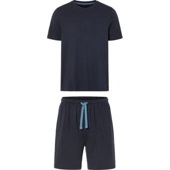 ست تیشرت و شلوارک مردانه برند لیورجی مدل سرمه ای 456388