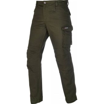 شلوار کارگو مردانه برند پارکساید مدل سبز لجنی تیره