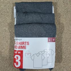 زیرپوش آستین کوتاه یقه هفت 3 عددی مردانه برند لیورجی مدل طوسی تیره یقه هفت