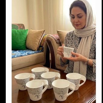 فنجان 6تایی چینی ،مدل جدید..بسیار شکیل و زیبا و مجلسی