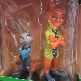 فیگور زوتوپیا نیک و جودی جعبه دار دو عددی zootopia کد 2 کیفیت بالا