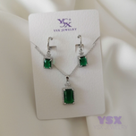 نیمست جواهری زمردی برند YSX