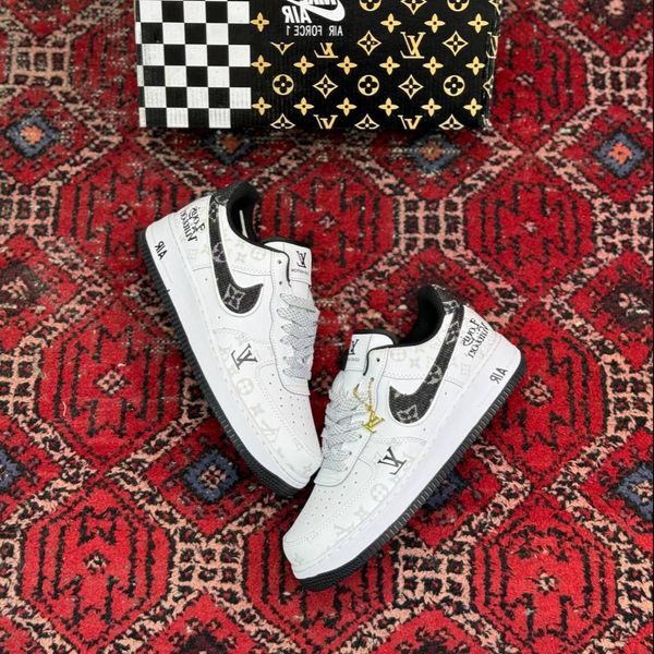 ایرفورس وان لویی ویتون مشکی سفید