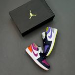 نایک ایر جردن 1 بدون ساق آبنبات رنگی Nike air jordan 1 low candy mandarin