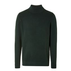 ریزبافت یقه اسکی مردانه برند لیورجی مدل سبز تیره 4584