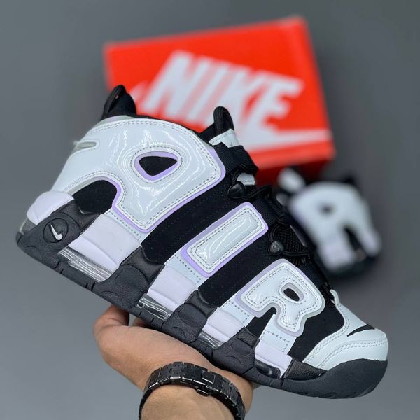کتونی نایک ایر مور آپتمپو سفید مشکی Nike Air More Uptempo